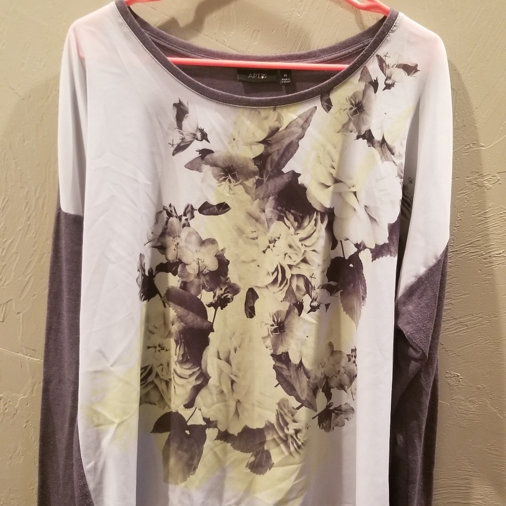 Long sleeve flower shirt